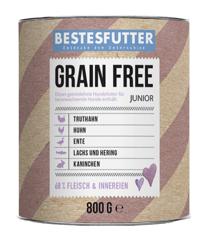 GRAIN FREE JUNIOR NASSFUTTER (GETREIDEFREI) 