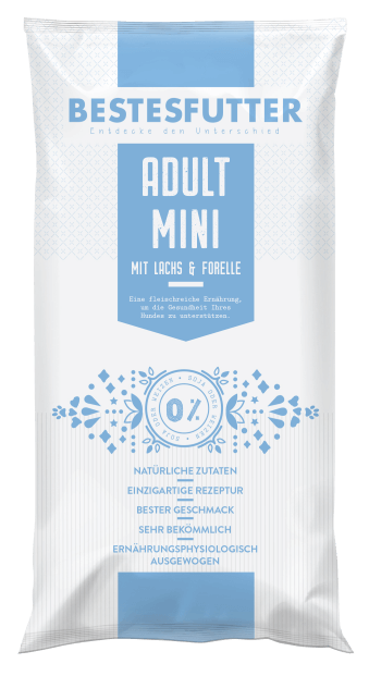 ADULT MINI MIT LACHS & FORELLE